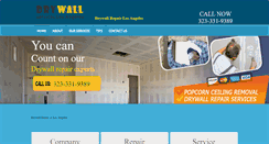 Desktop Screenshot of drywallcontractorlosangeles.com