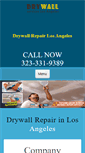 Mobile Screenshot of drywallcontractorlosangeles.com